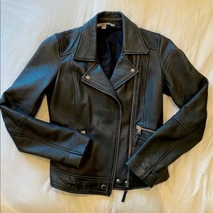 ZARA Leather Jacket - XS - 100% REAL Sheep Leather
